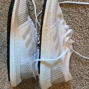 adidas White and Gray Athletic Shoes